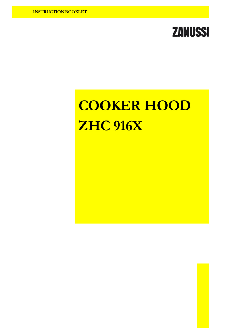 Zanussi ZHC 916X User manual
