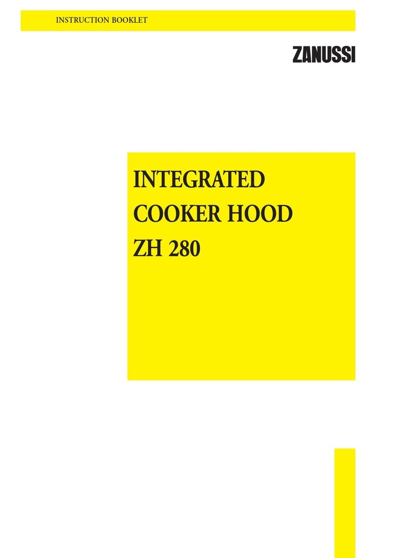 Zanussi ZH 280 Instruction booklet Zanussi ZH 280 Instruction booklet