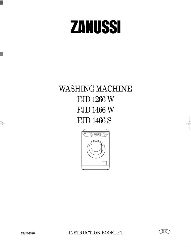 Zanussi FJD 1266 W User manual
