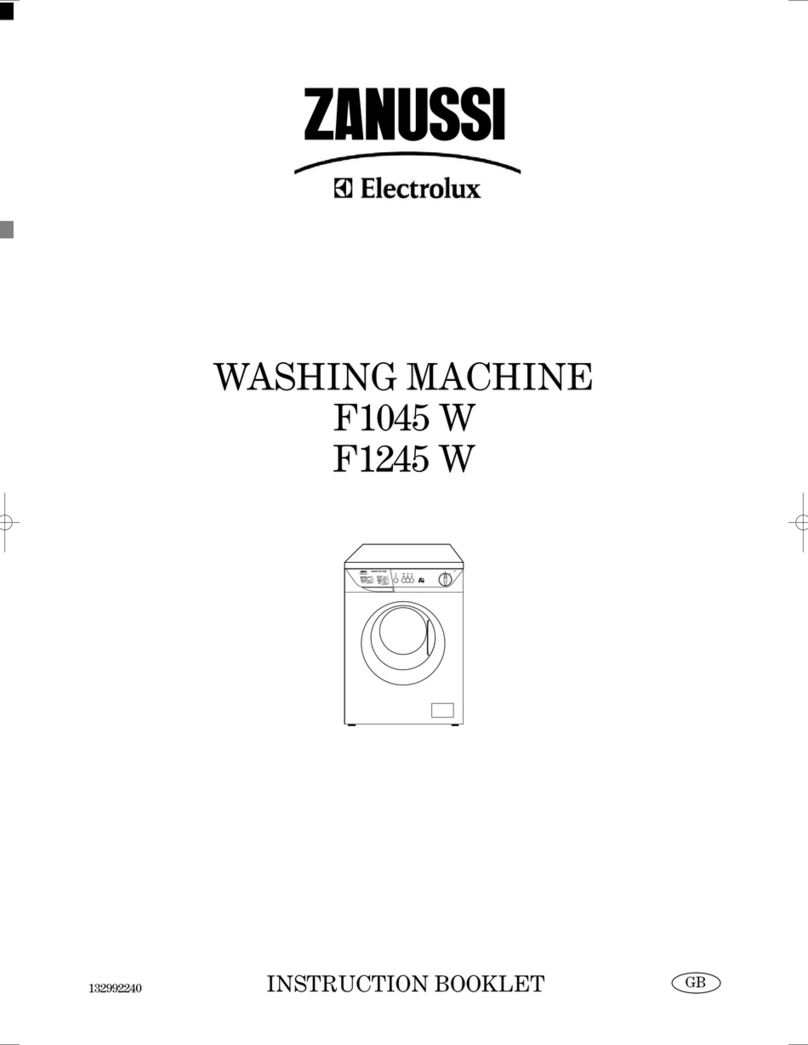 Zanussi F1245 W User manual