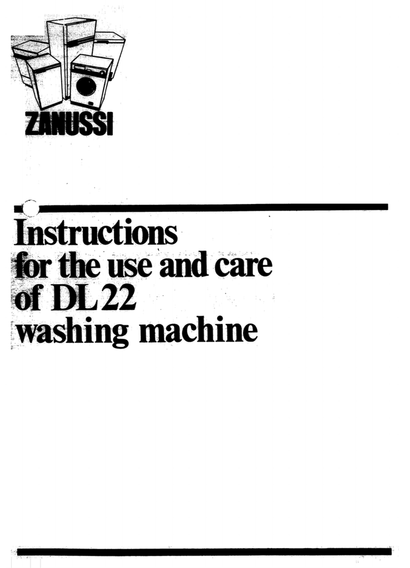 Zanussi DL 22 Use and care