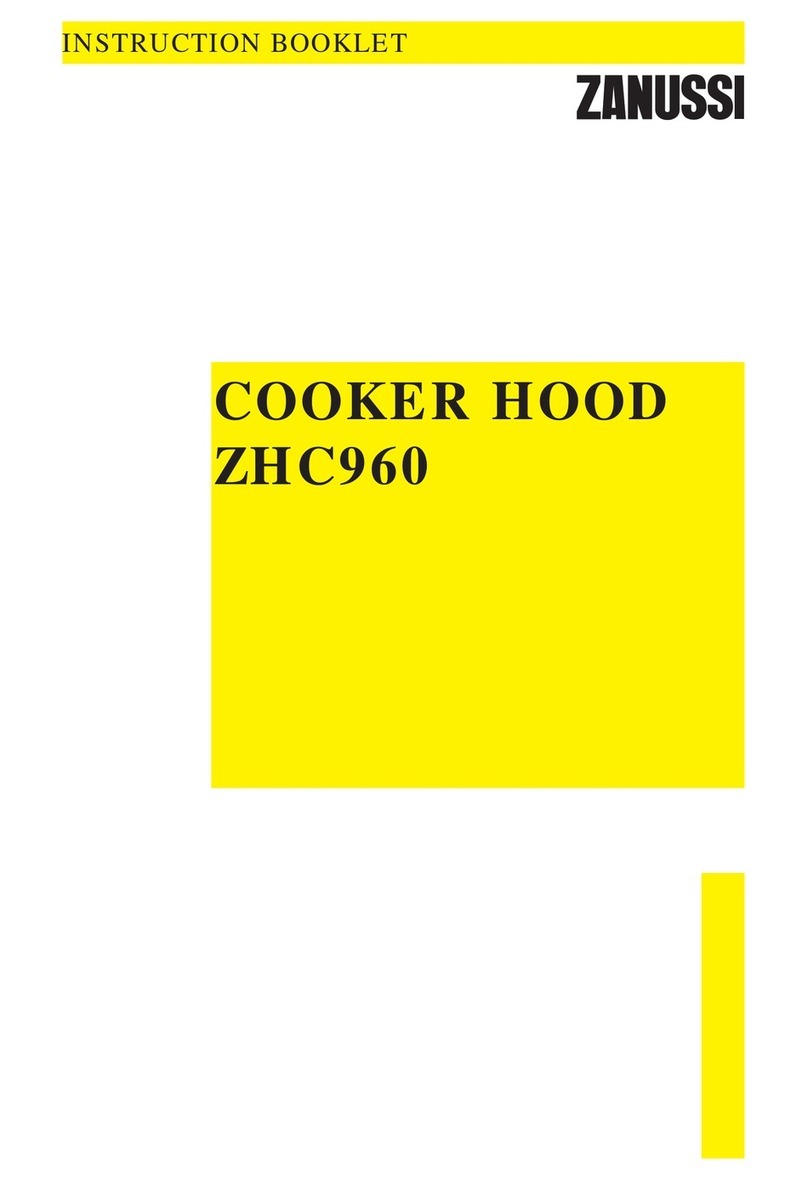 Zanussi ZHC960 User manual Zanussi ZHC960 User manual