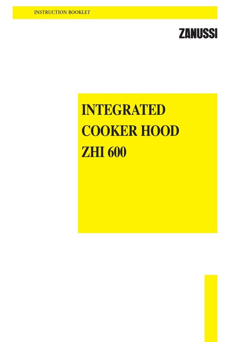 Zanussi ZHI 600 Instruction booklet