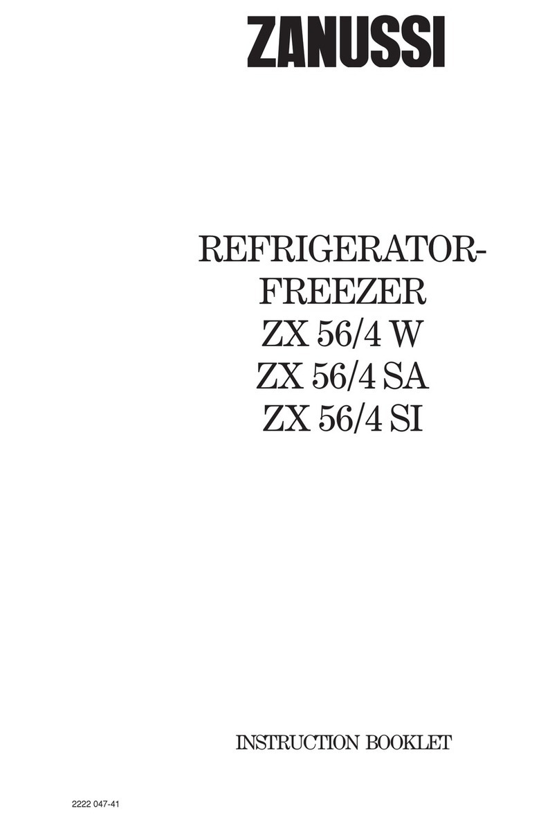 Zanussi ZX 56/4 W User manual