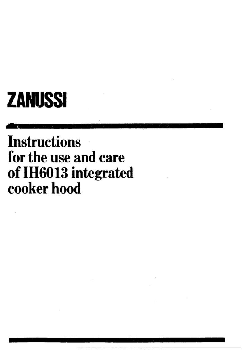 Zanussi IH6013 Assembly instructions