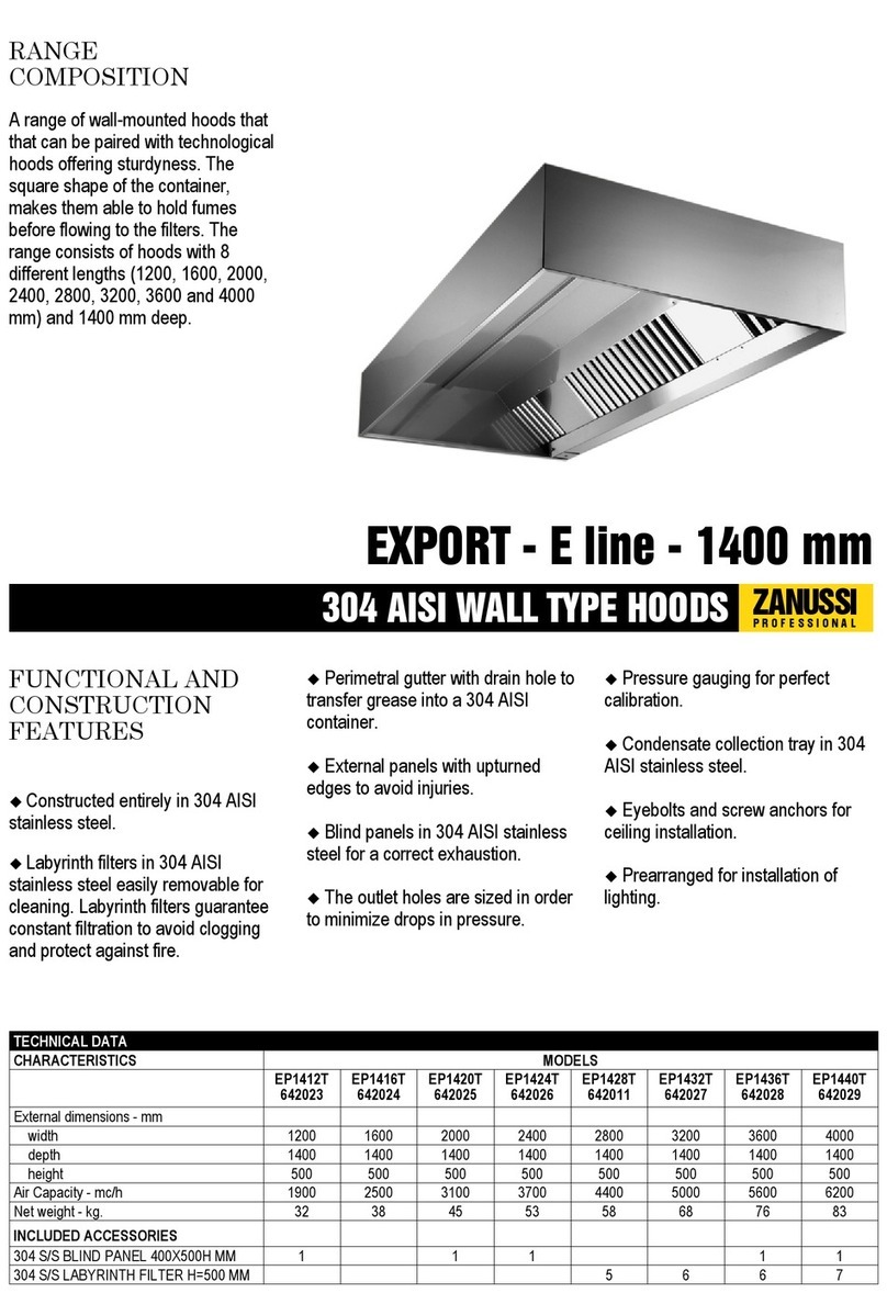 Zanussi Professional Export 642011 User manual Zanussi Professional Export 642011 User manual