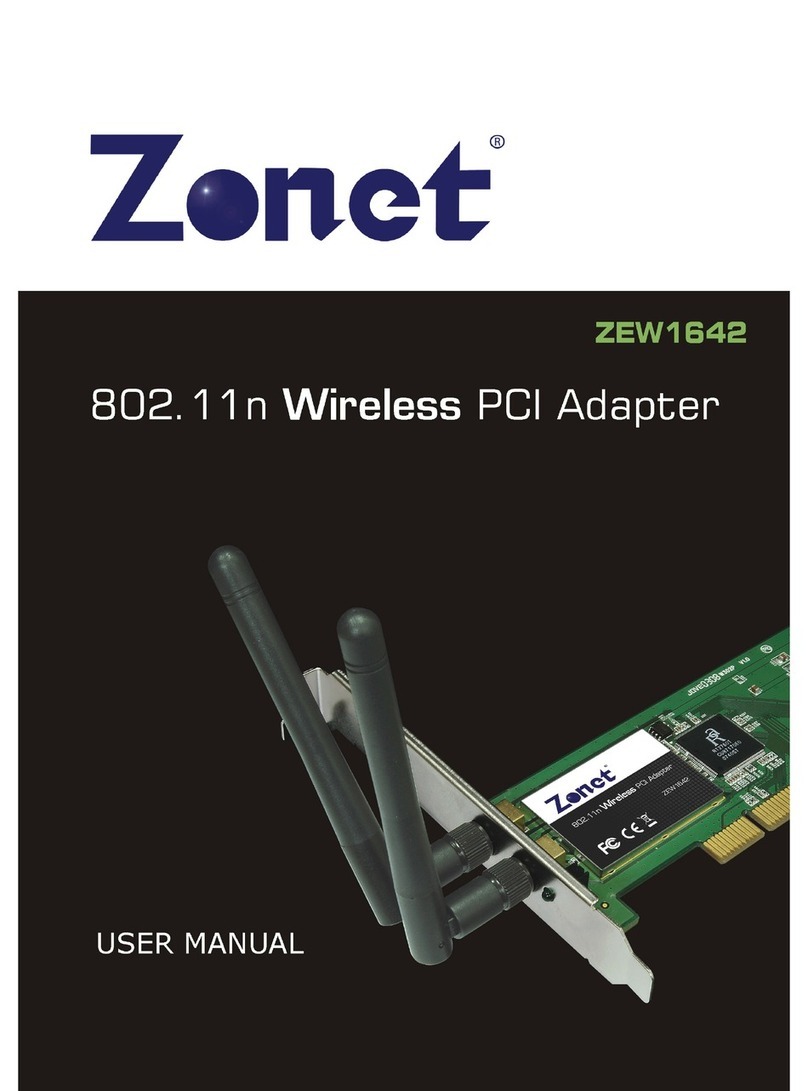 Zonet ZEW1642 user manual