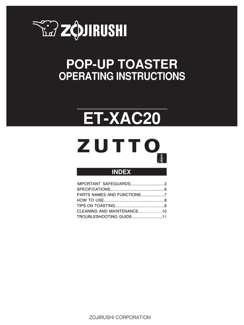 Zojirushi ET-XAC20 operating instructions