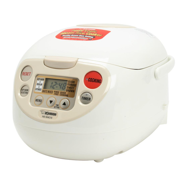 Zojirushi NS-WAC10 User manual Zojirushi NS-WAC10 User manual