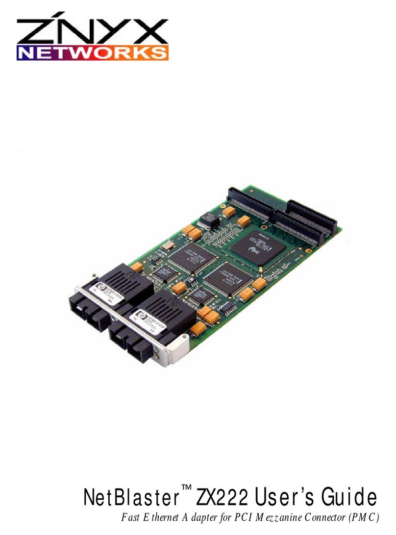 ZNYX NetBlaster ZX222 User manual