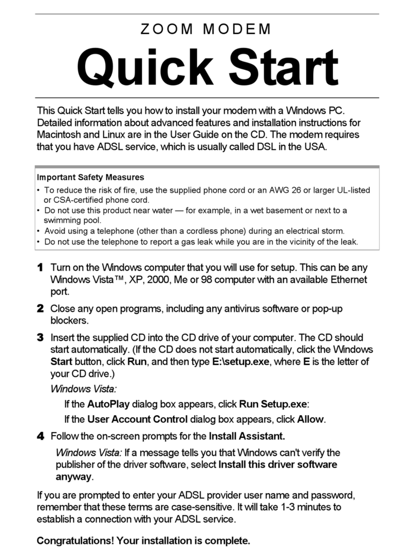 Zoom 5651A User manual