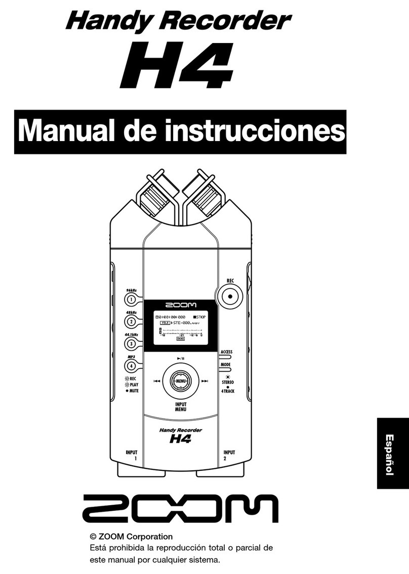 Zoom H42 Manual de instrucciones