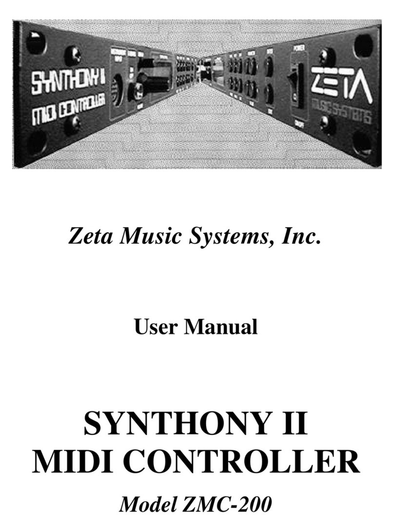 ZETA Music Systems ZMC-200 user manual