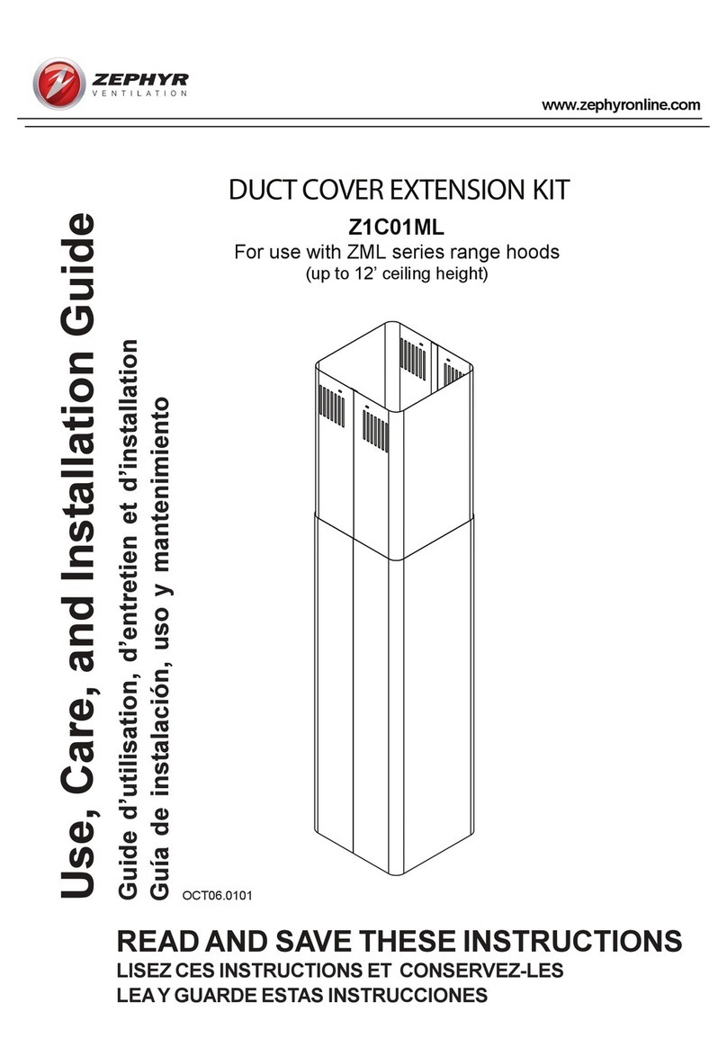 Zephyr Z1C01ML Installation guide