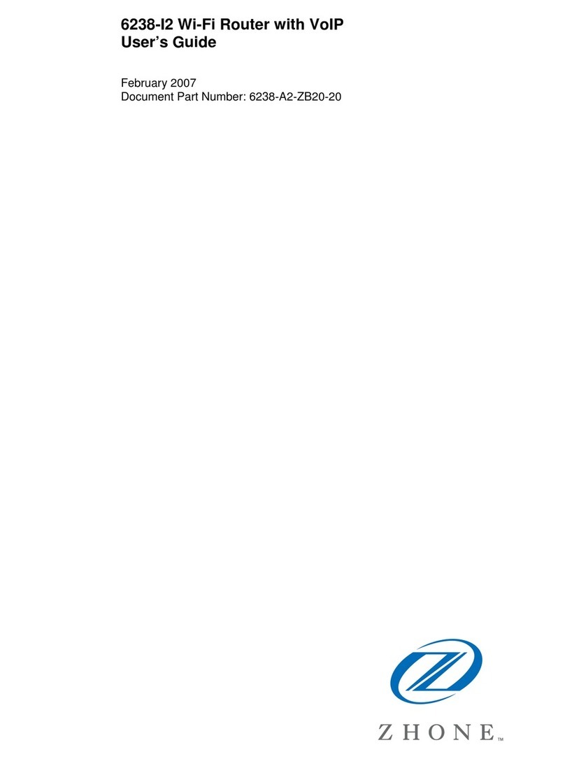 Zhone 6238-I2 User manual