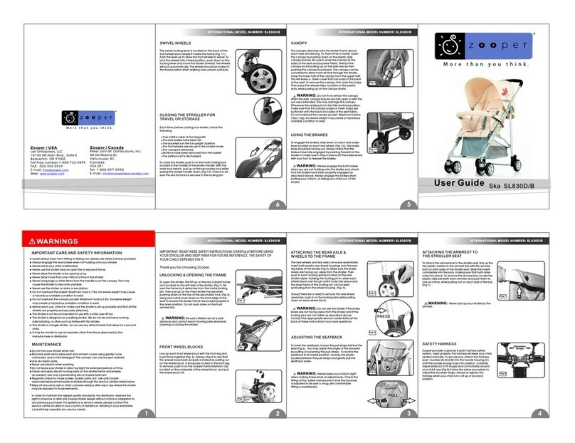 Zooper SL830DB user guide