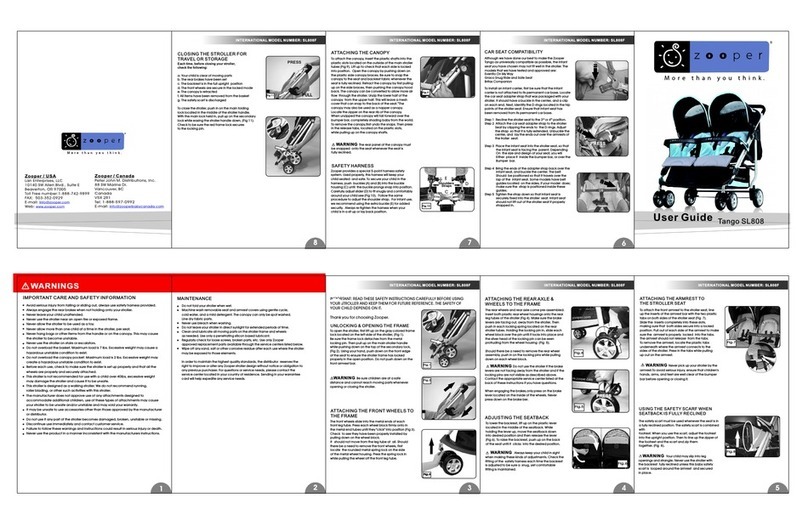 Zooper Tango SL808 User manual