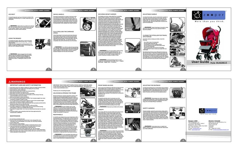 Zooper BU828EZ user guide