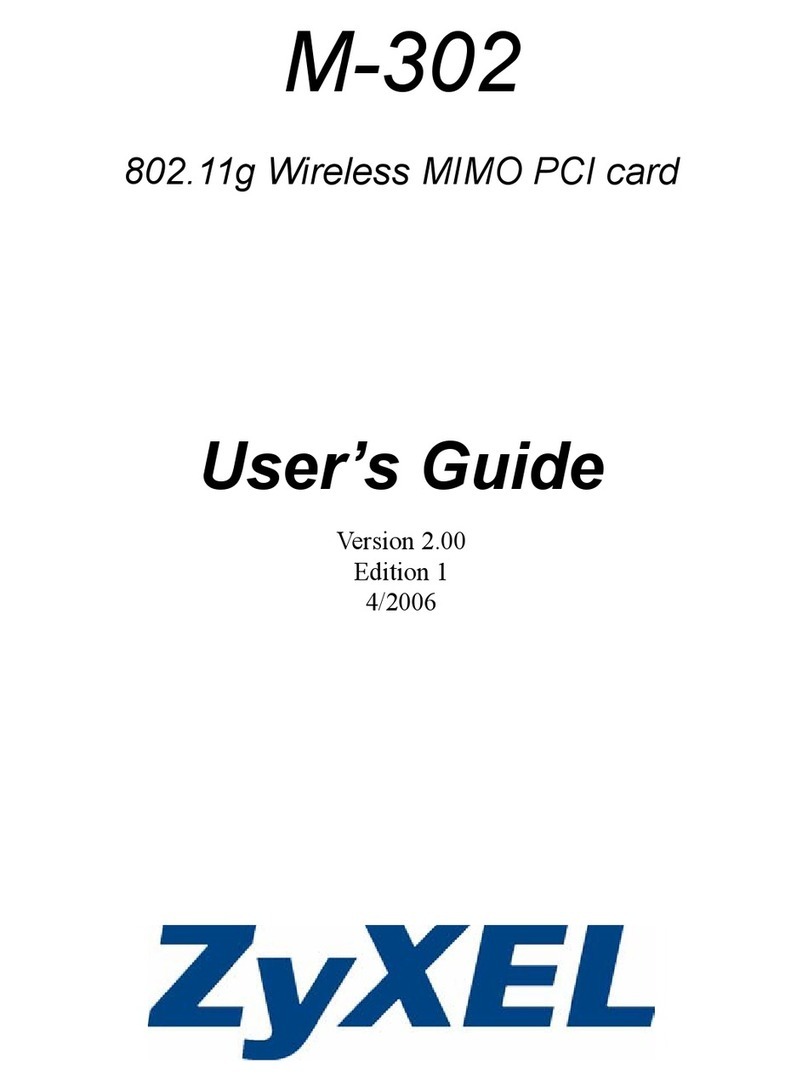 ZyXEL Communications M-302 User manual