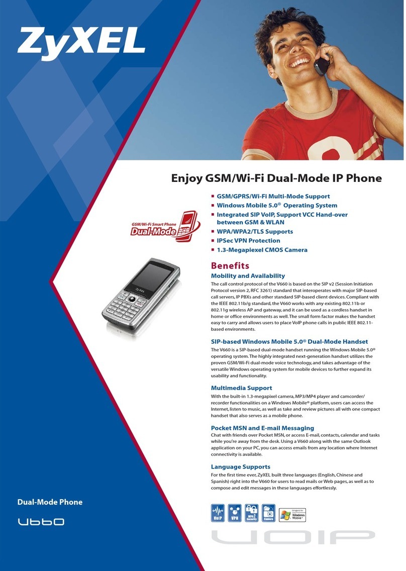 ZyXEL Communications V660 User manual