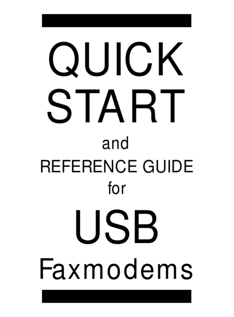 Zoom USB Faxmodem User manual