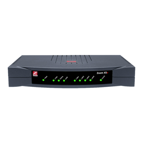 Zoom ZoomTel ADSL X5v 5585 User manual
