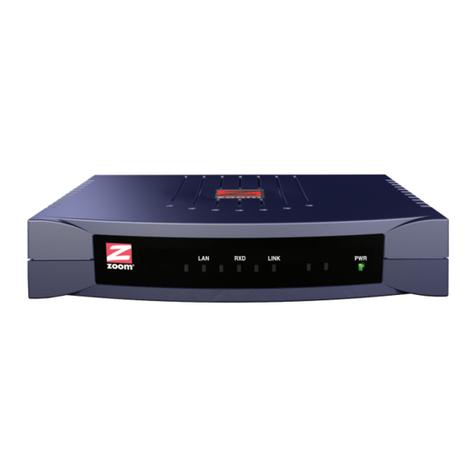 Zoom Zoom ADSL X3 5560 User manual