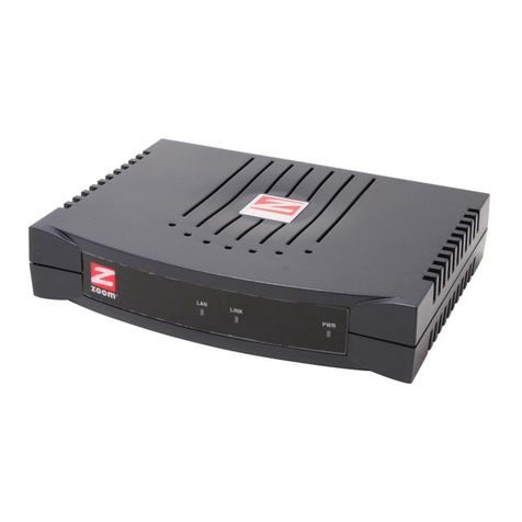 Zoom ADSL Modem BRIDGE 5515 User manual