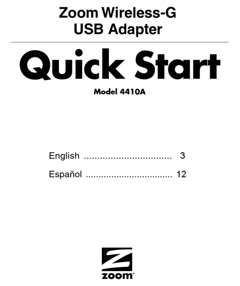 Zoom 4410A User manual