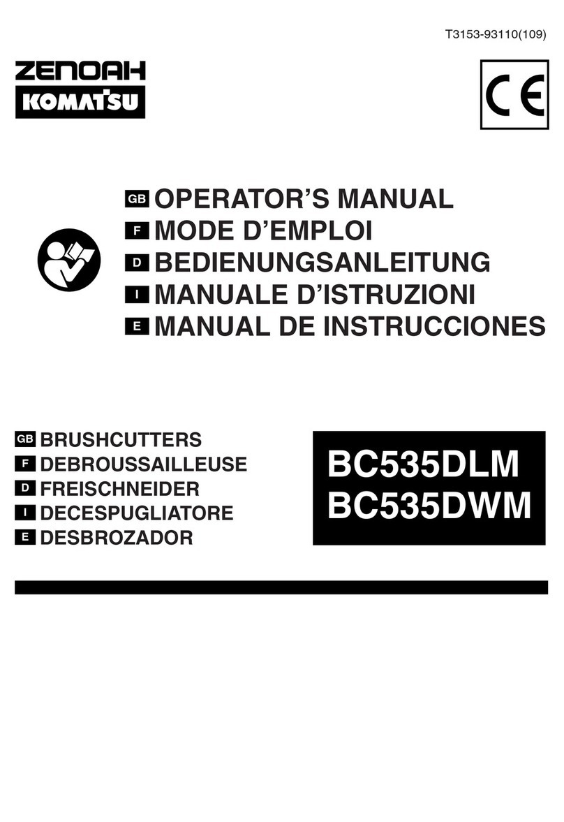 Zenoah BC535DLM Operator's manual