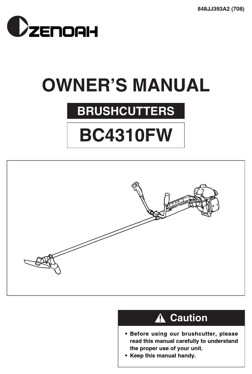 Zenoah BC4310FW owner's manual