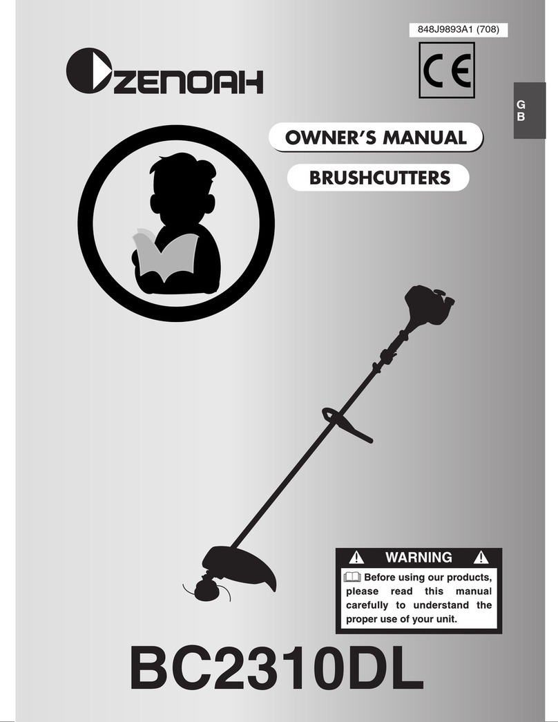 Zenoah BC2310DL owner's manual