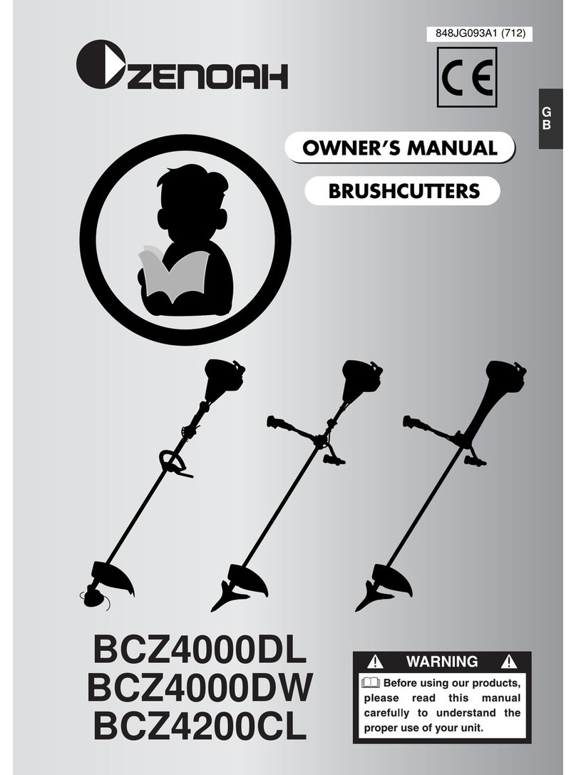 Zenoah BCZ4000DL owner's manual