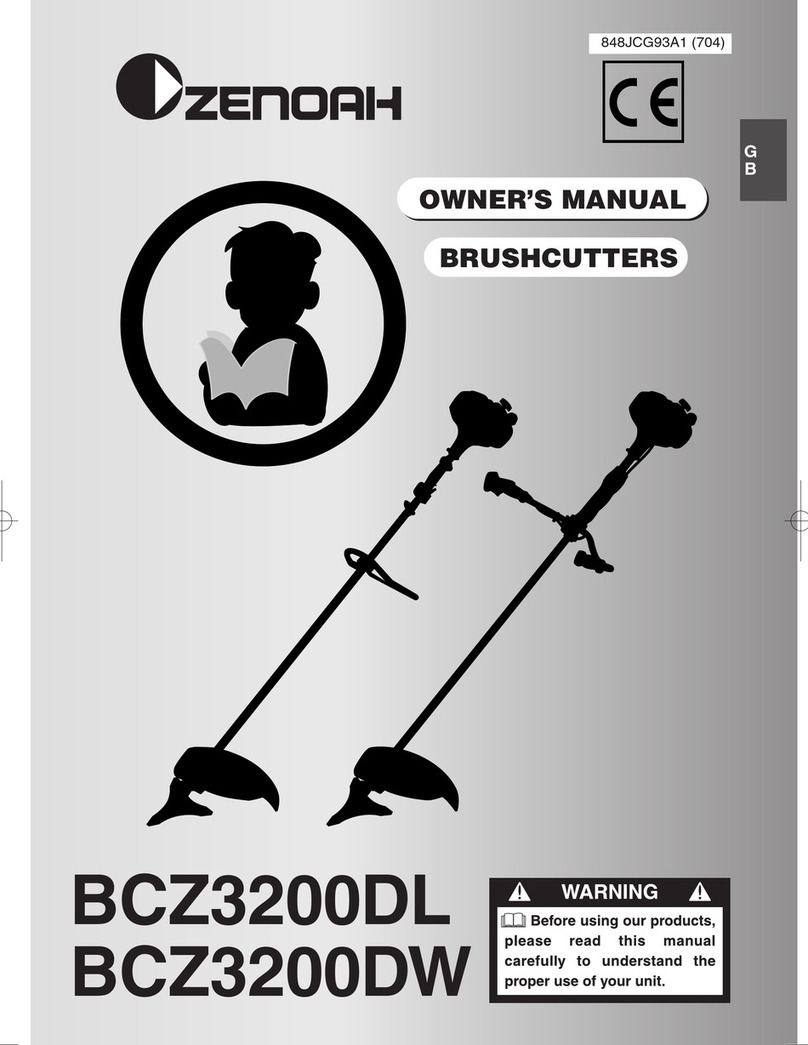 Zenoah Zenoah BCZ3200DL owner's manual