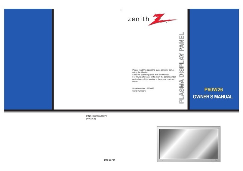 Zenith P60W26 Series User manual