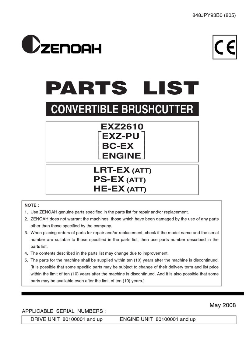 Zenoah BC-EX User manual