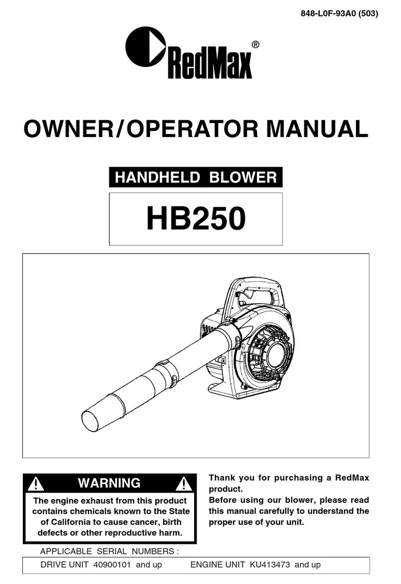 Zenoah HB250 Owner's/operator's manual