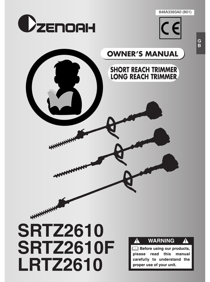 Zenoah LRTZ2610 User manual Zenoah LRTZ2610 User manual