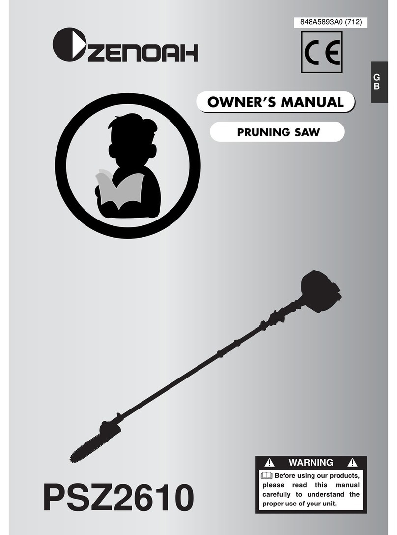Zenoah PSZ2610 owner's manual