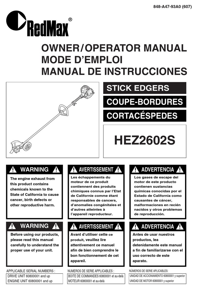 RedMax HEZ2602S owner's manual