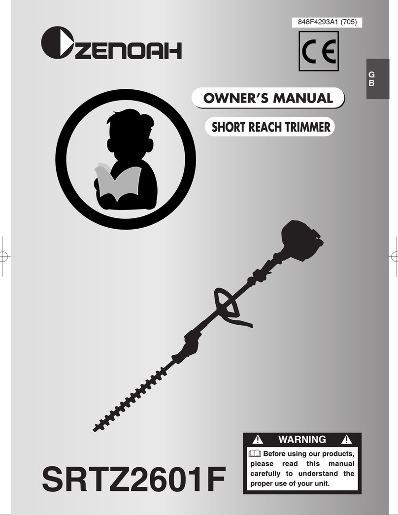 Zenoah SRTZ2601F owner's manual