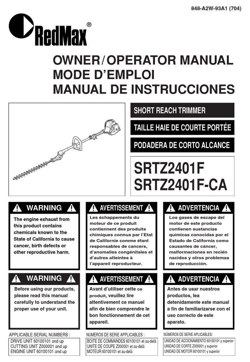 Zenoah SRTZ2401F-CA owner's manual