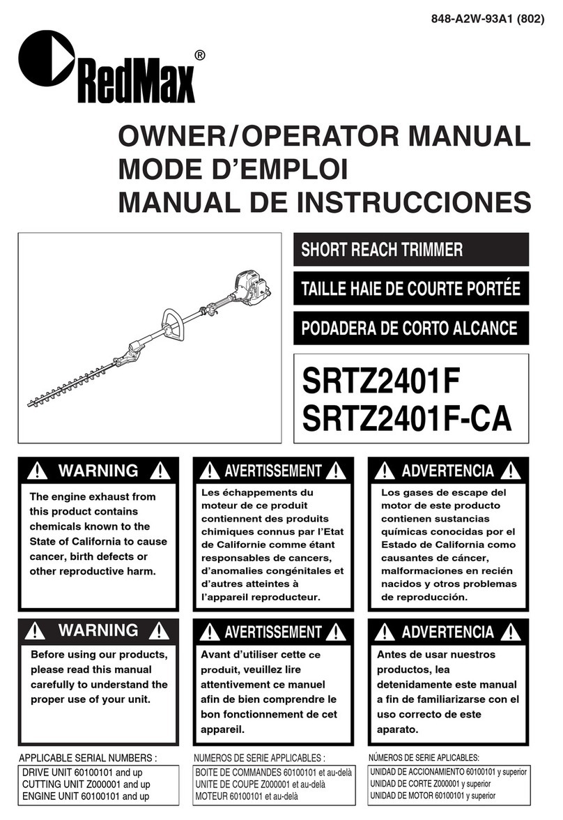 Zenoah SRTZ2401F owner's manual