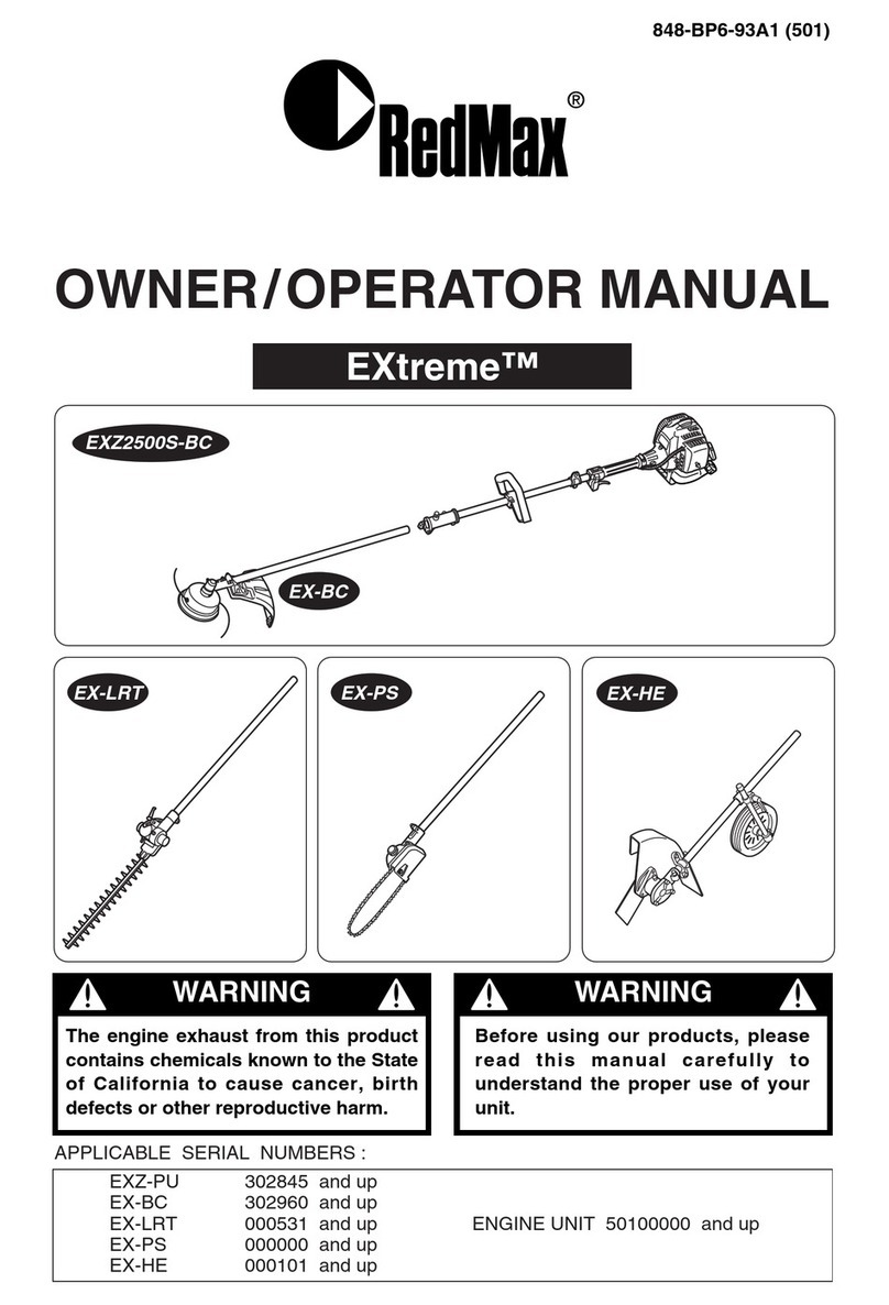 Zenoah EXtreme EXZ2500S-BC Owner's/operator's manual