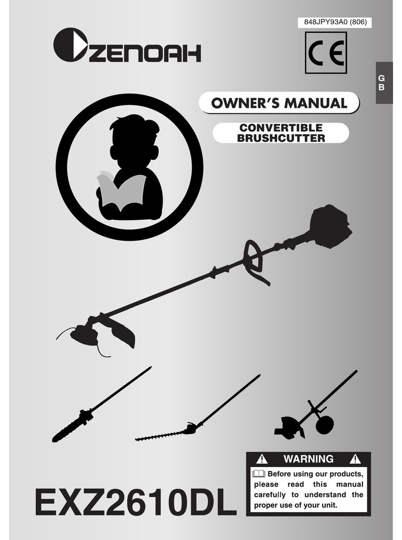 Zenoah EXZ2610DL owner's manual