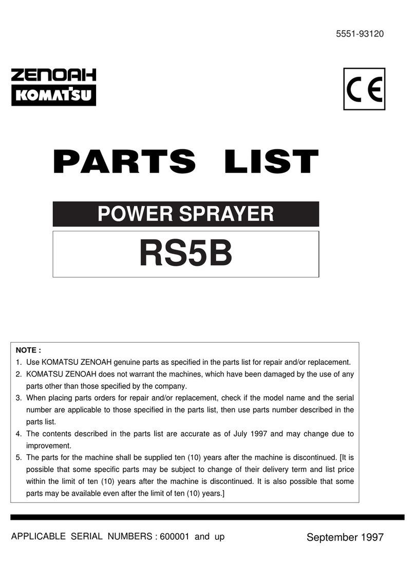 Zenoah RS5B parts list