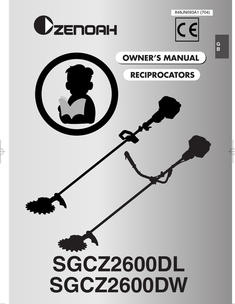 Zenoah SGCZ2600 owner's manual