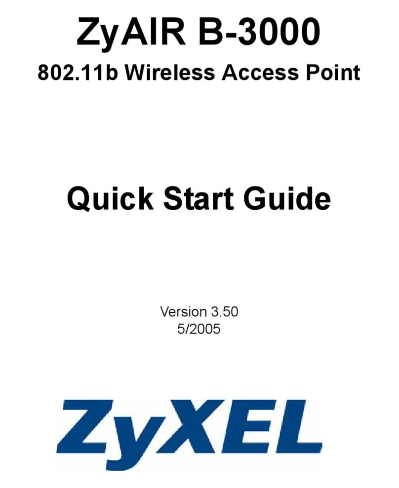 ZyXEL Communications ZyXEL ZyAIR B-3000 quick start guide