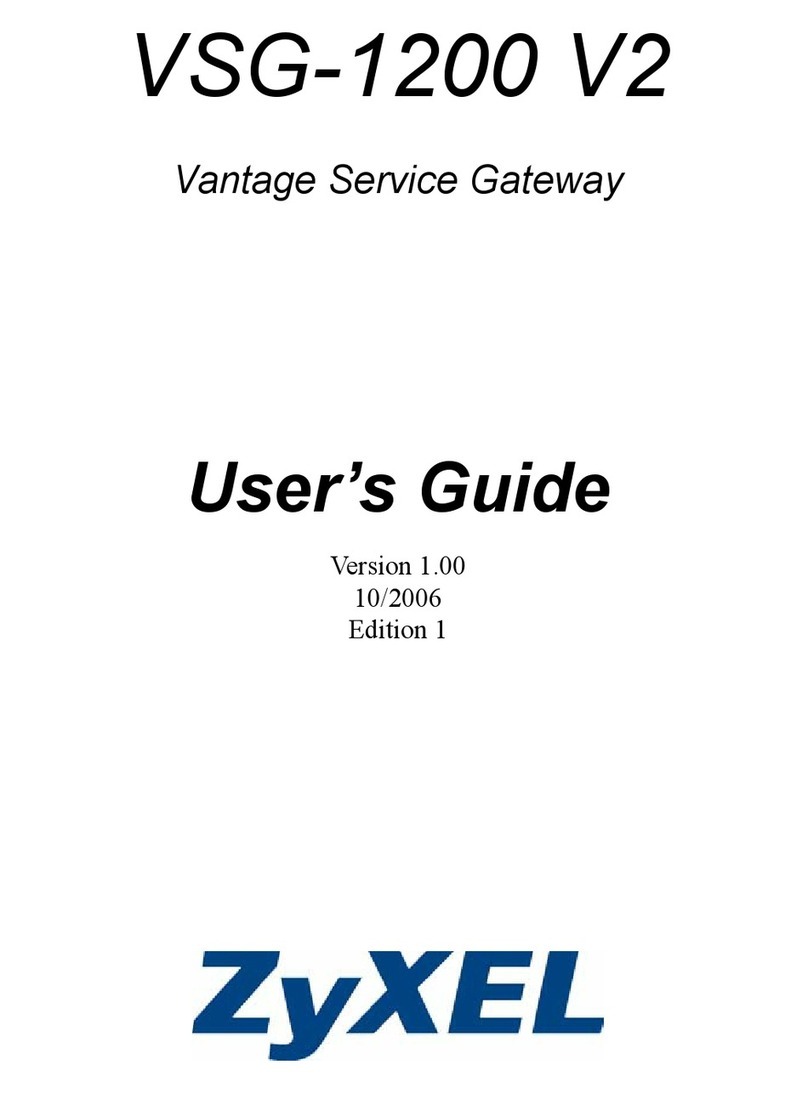 ZyXEL Communications VSG-1200 V2 user guide