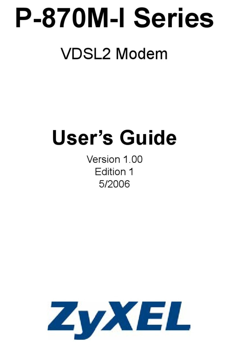 ZyXEL Communications VDSL2 User manual